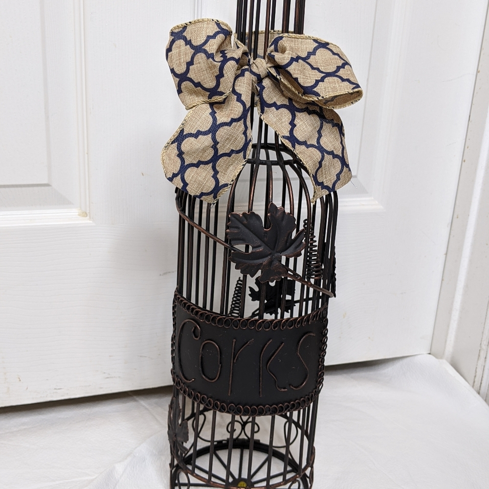 Metal Wine Bottle Cork Holder - Picture 5 of 6